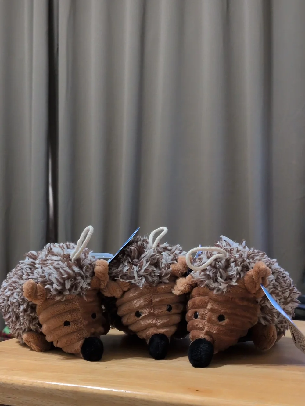 Set Of 3 Camo Hedgehog Dog Toys
